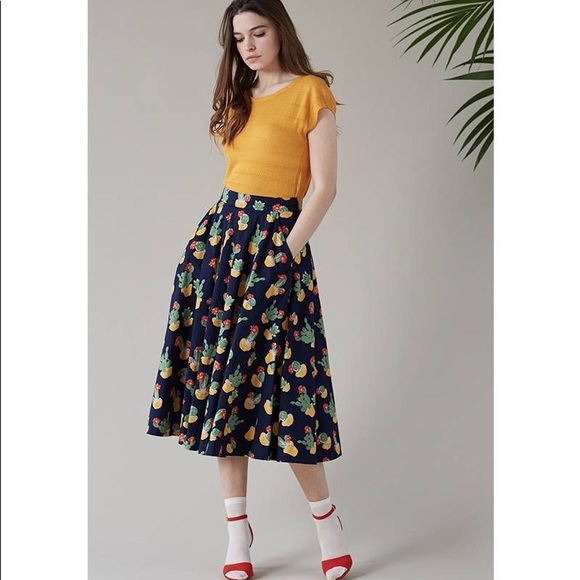 Modcloth Dresses & Skirts - NWT Emily&Fin Cactus skirt
